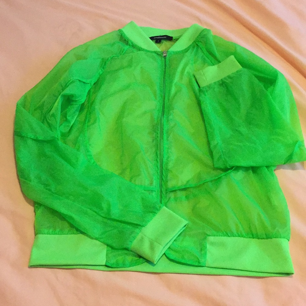 Sheer Neon Green Jacket